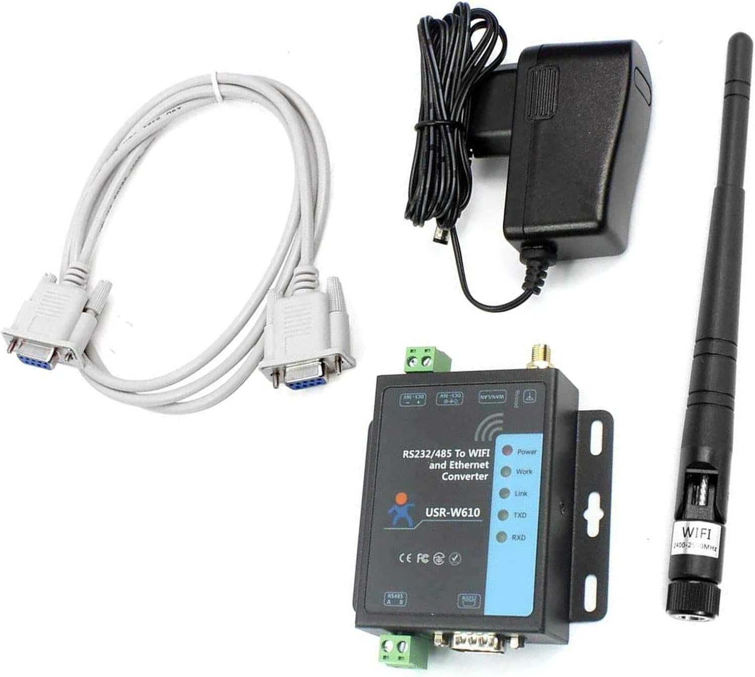 Serwer USRCN USR-W610 Przemysłowe WIFI Konwerter USR-W610