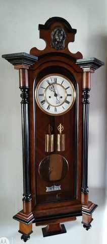 Zegar wiszacy – linkowiec sygnowany FURDERER Jaegler LENZKIRCH