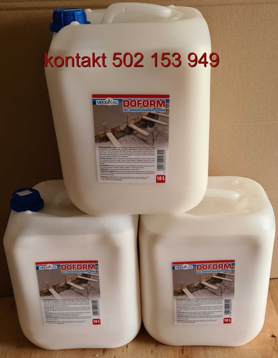 Olej do szalunków - płyn antyadhezyjny 10 litrów