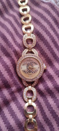 Nowy Damski Zegarek Chanel [Złoty]