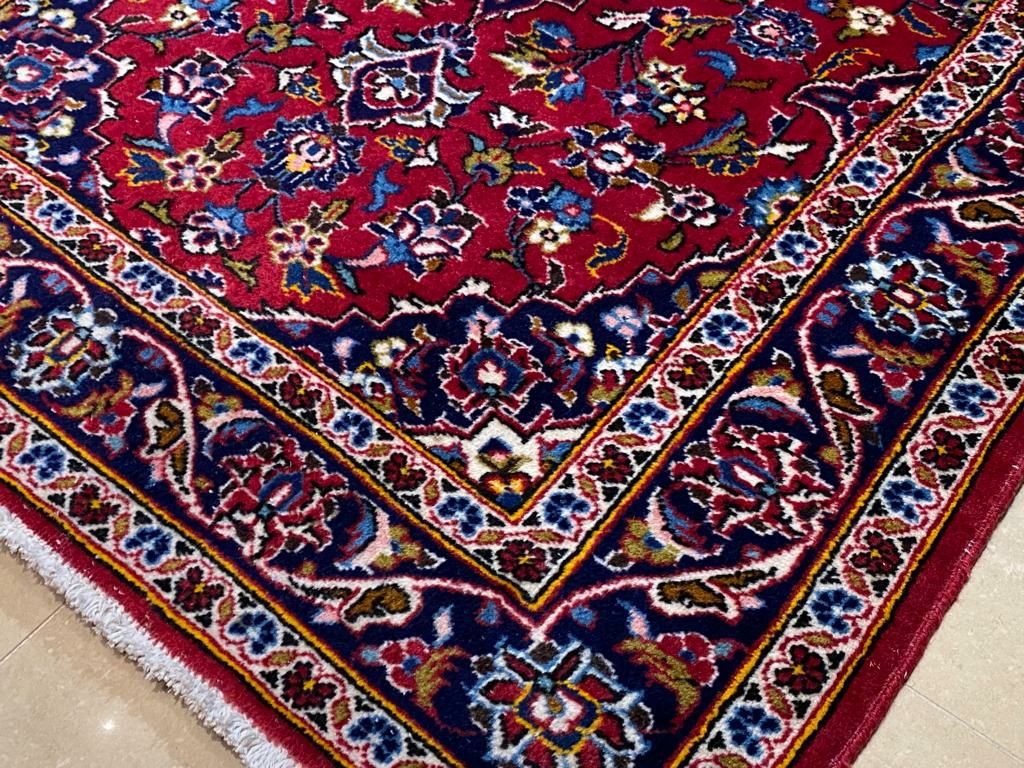 Dywan perski Keshan 150 # 102  Ręcznie tkany z Iranu  - wełniany