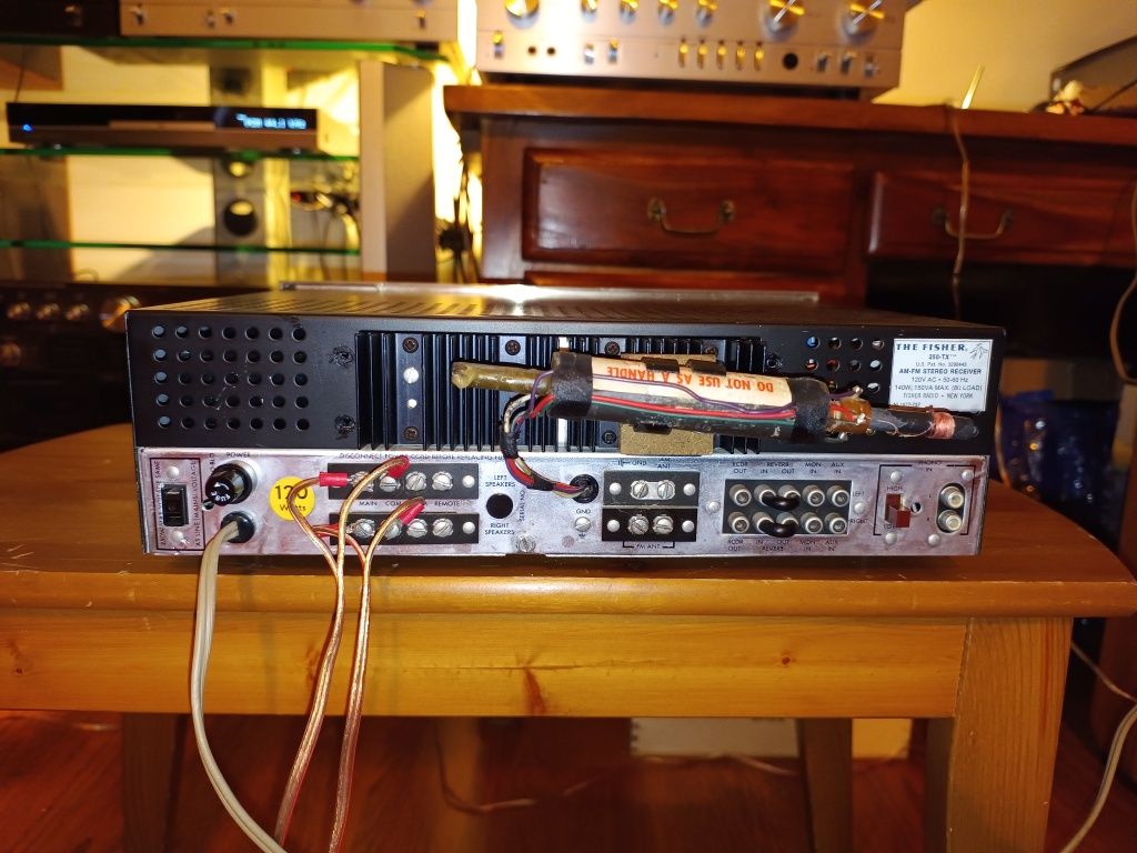 Fisher 250TX jak Pioneer Technics Marantz