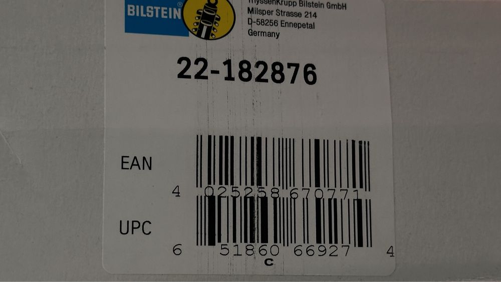 Bilstein 22-182876 амортизатор газо-масляний передні Ford Mondeo