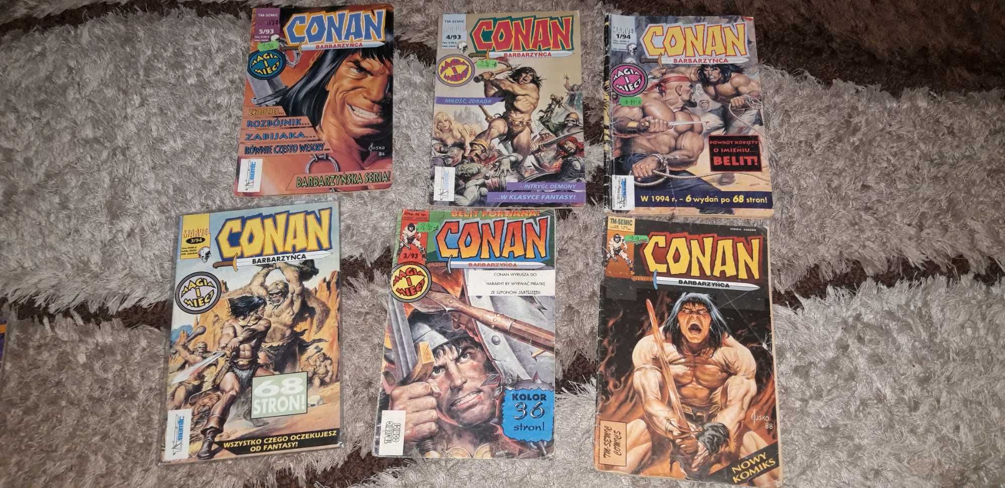 komiksy z serii Conan