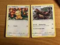 Karty pokemon oryginalne zestaw Teddiursa Ursaring