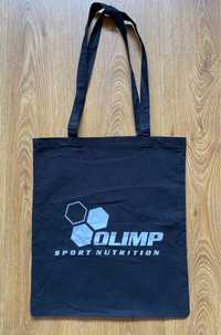 Torba czarna bawełniana Olimp Sport Nutrition na ramię