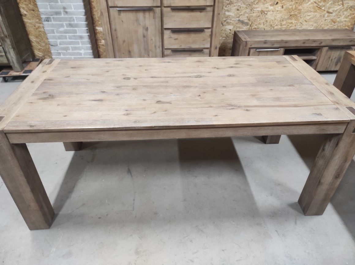 Stół z drewna egzotycznego 190x90