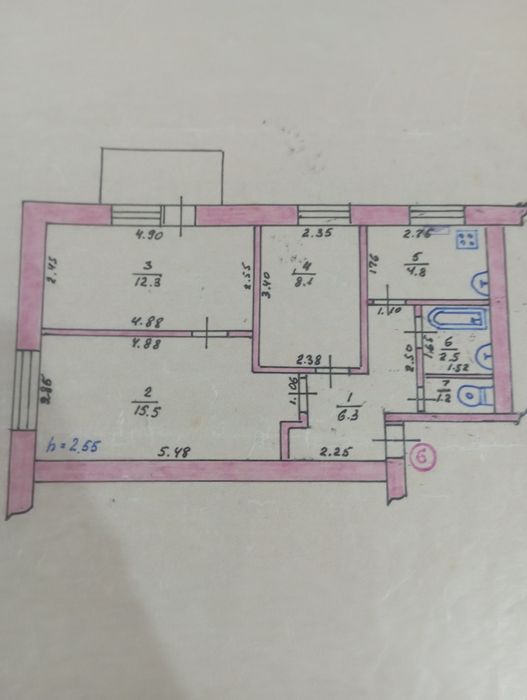 Квартира 3 -кімнатна