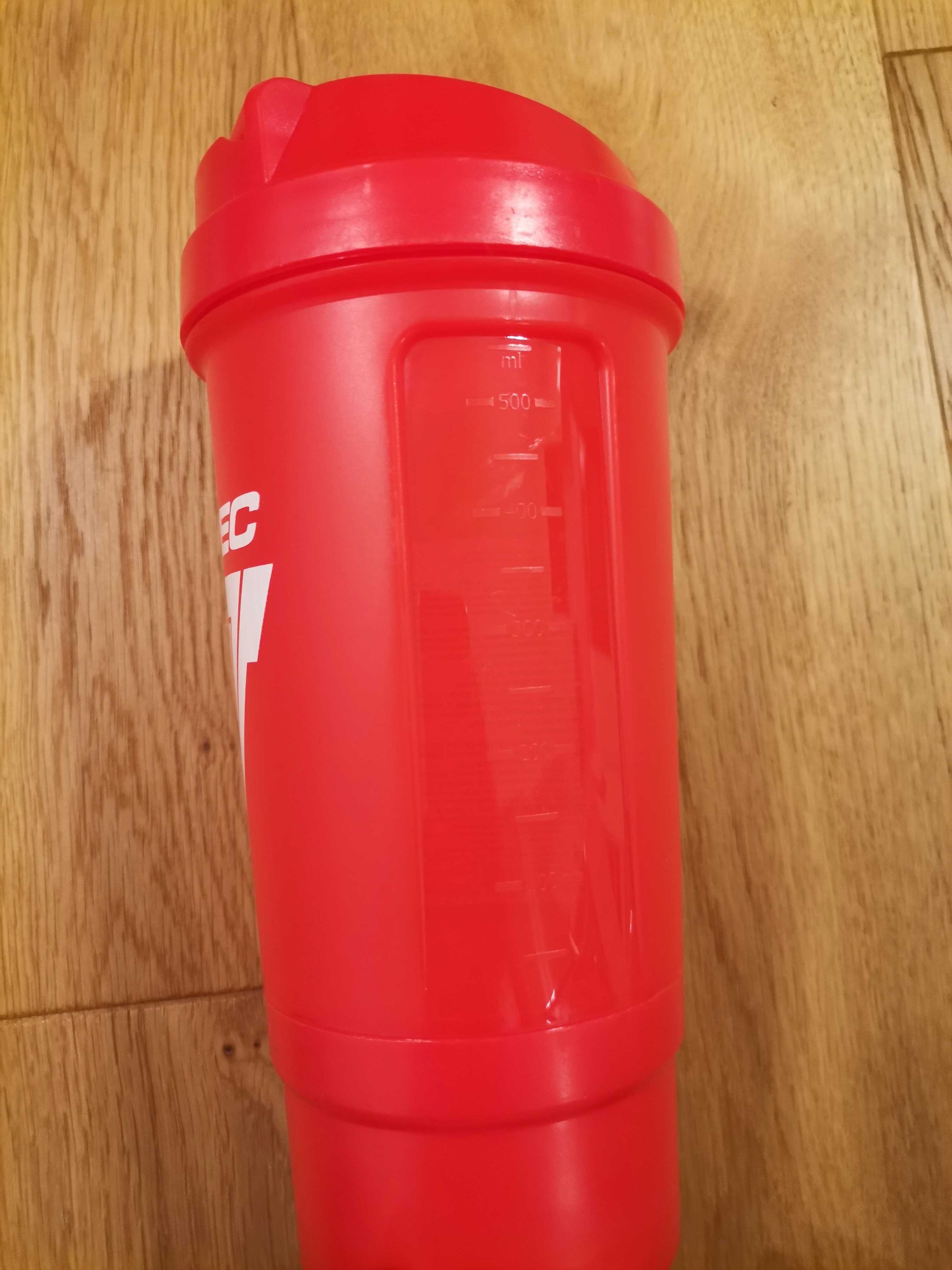 shaker, bidon 0,5 l - z dodatkowym pojemnikiem