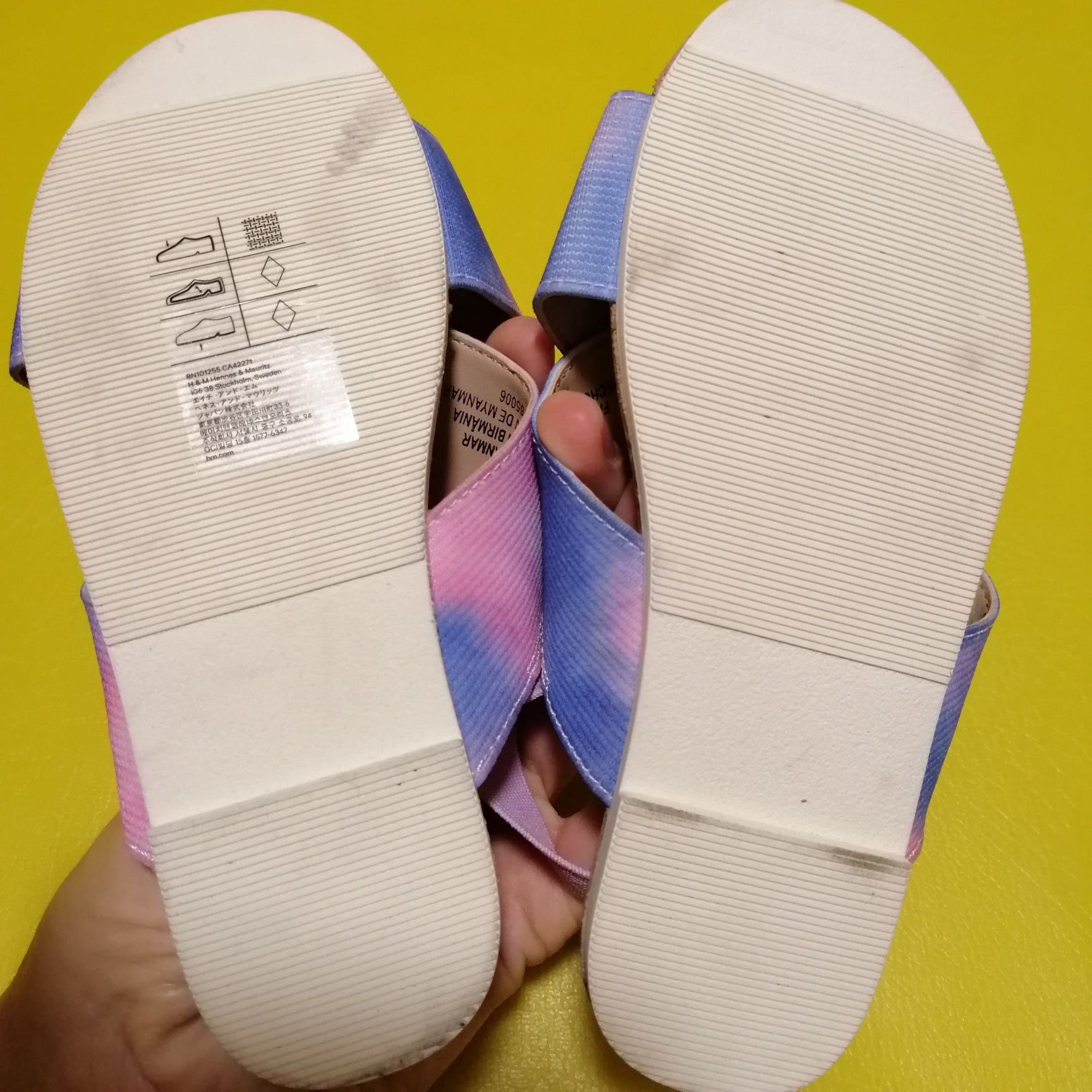 Босоножки сандалии сандали шлепанцы шлепки 17,5 см H&M