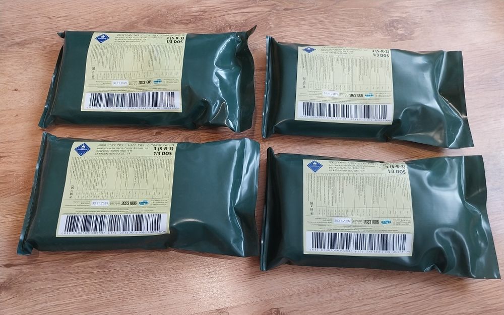 4 x Wojskowa racja żywnościowa S-R-3