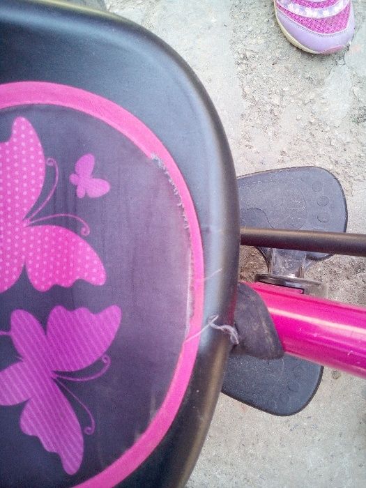 Детский велосипед Turbo trike Miss Butterfly. Бабочки