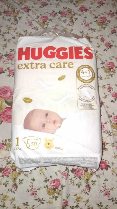 Памперс Huggies единичка 50 штук