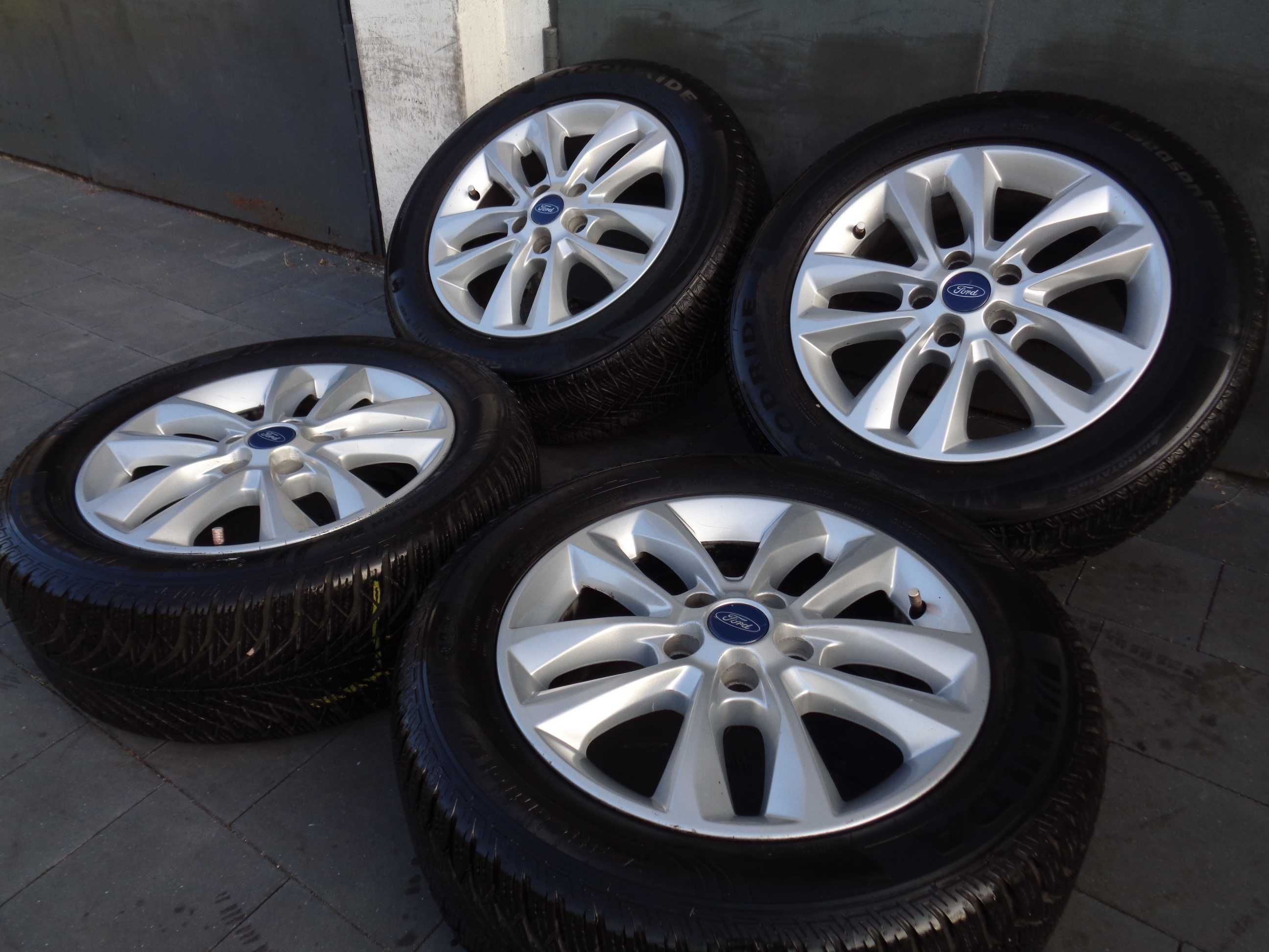 Oryginalne alufelgi FORD Mondeo 16 cali 5x108, VOLVO + opony 2024r
