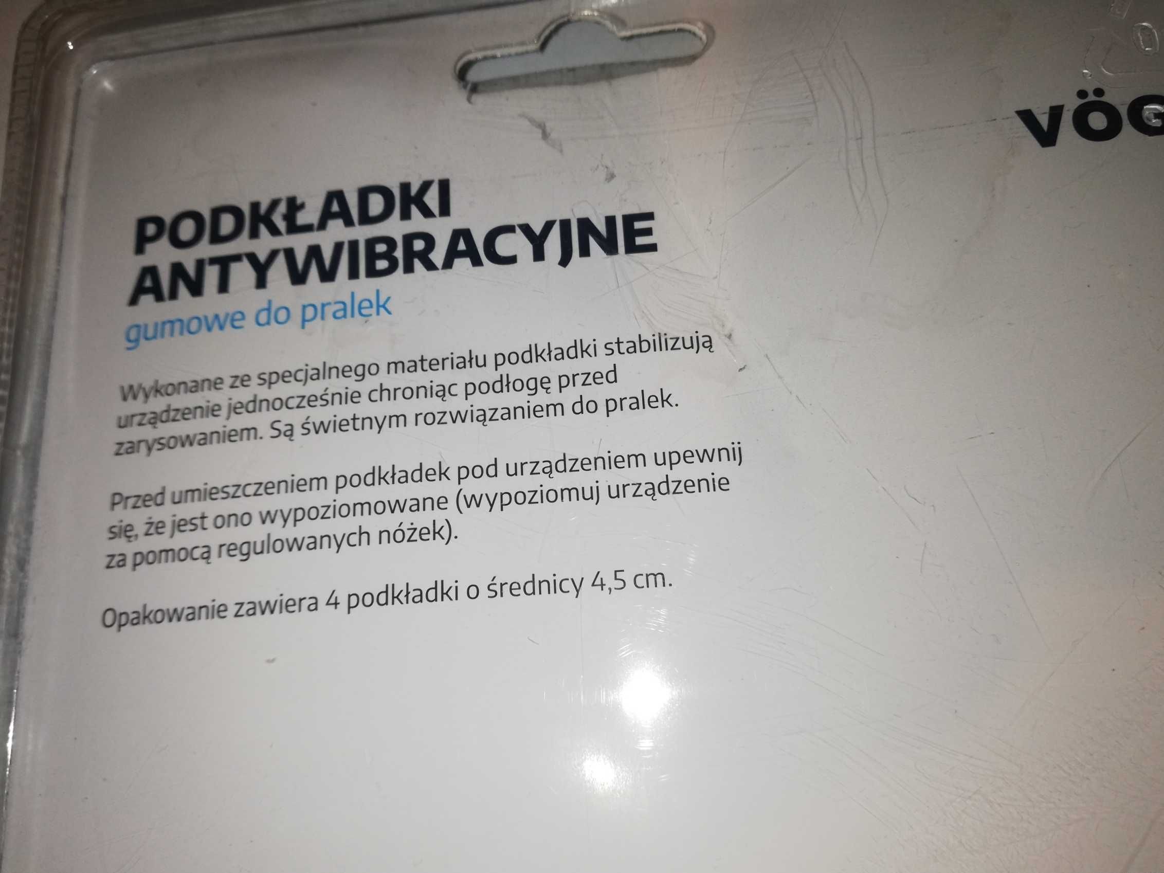 Podkładki antywibracyjne do pralek Vogel - Nowe