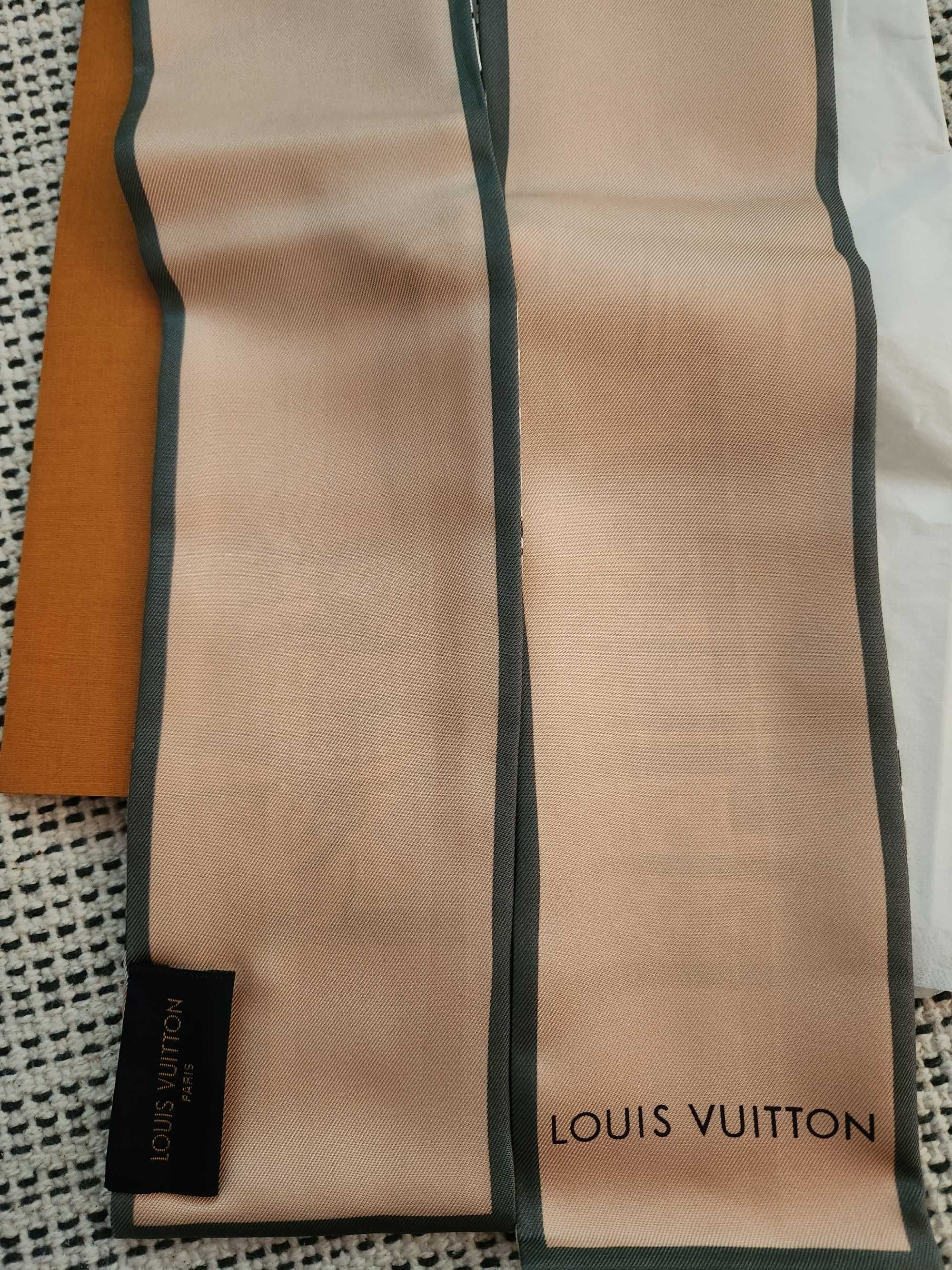 Louis Vuittton Trunks Bandeau scarf - jedwabny szalik - nowy