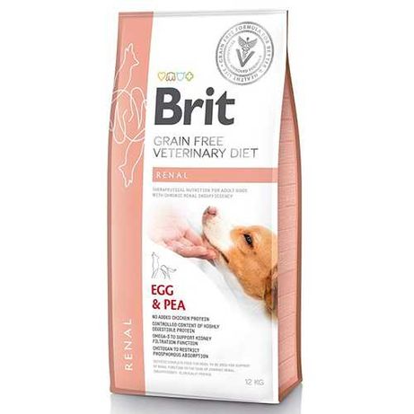 Brit Veterinary RENAL корм для собак с почечной недостаточностью 12кг