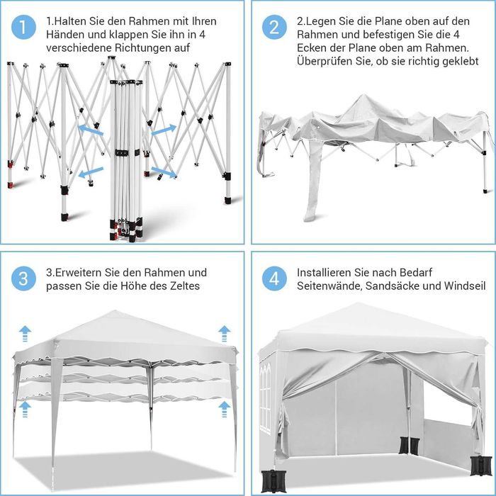 Nowy namiot ogrodowy / altana 3x3 / pawilon imprezowy / pergola !W154!