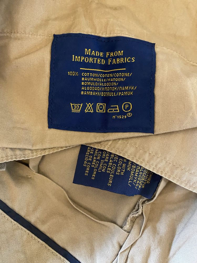 Beżowe spodnie chino polo ralph lauren