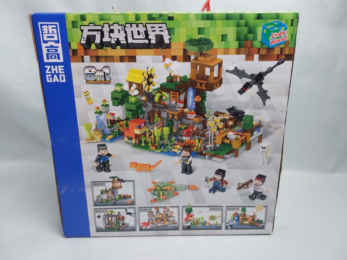 Klocki Minecraft My World 356el nie lego zabawki Nowe