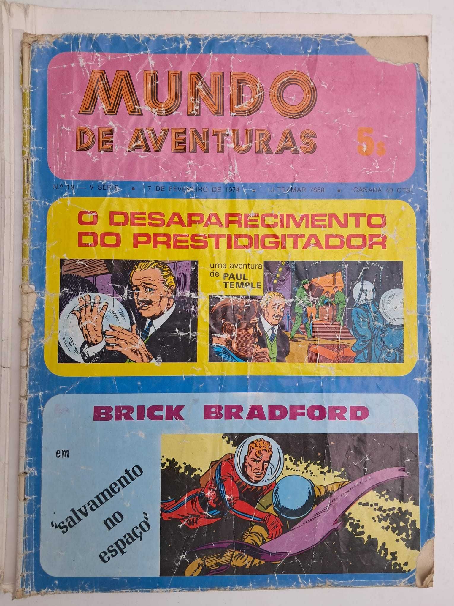 Banda Desenha Portuguesa Guerra Falcão Condor Mundo de Aventuras