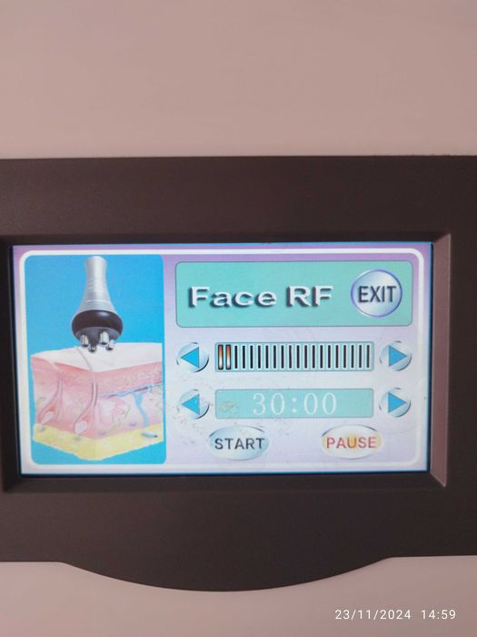 Aparelho Radio frequência, Cavitação e vácuoterapia. Com formação incl