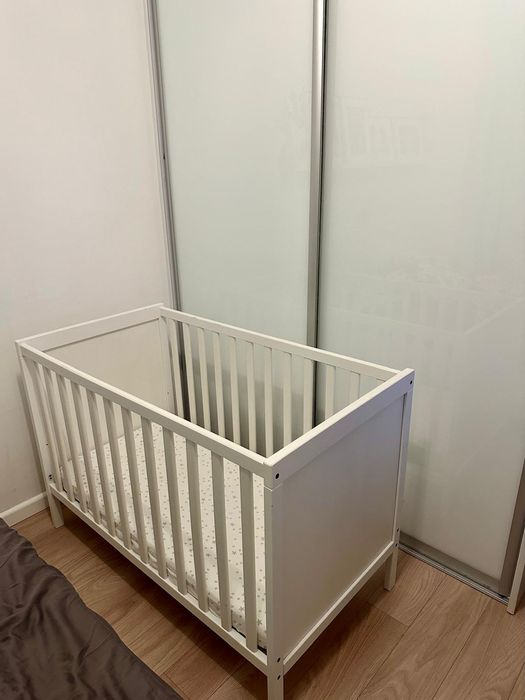 Łóżeczko Sundvik 60x120 + materac "IKEA"