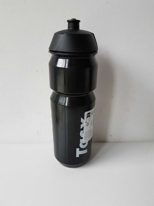 Czarny bidon z ustnikiem 750ml TACX SHIVA rower fitness siłownia