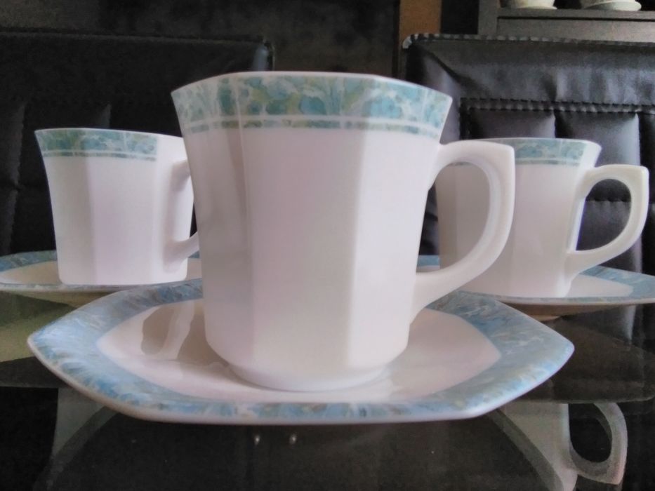 Conjunto 6 chávenas de chá café leite casa cozinha escritório.