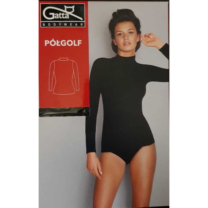 GATTA Półgolf z Długim Rękawem Bezszwowym Czarny roz. M