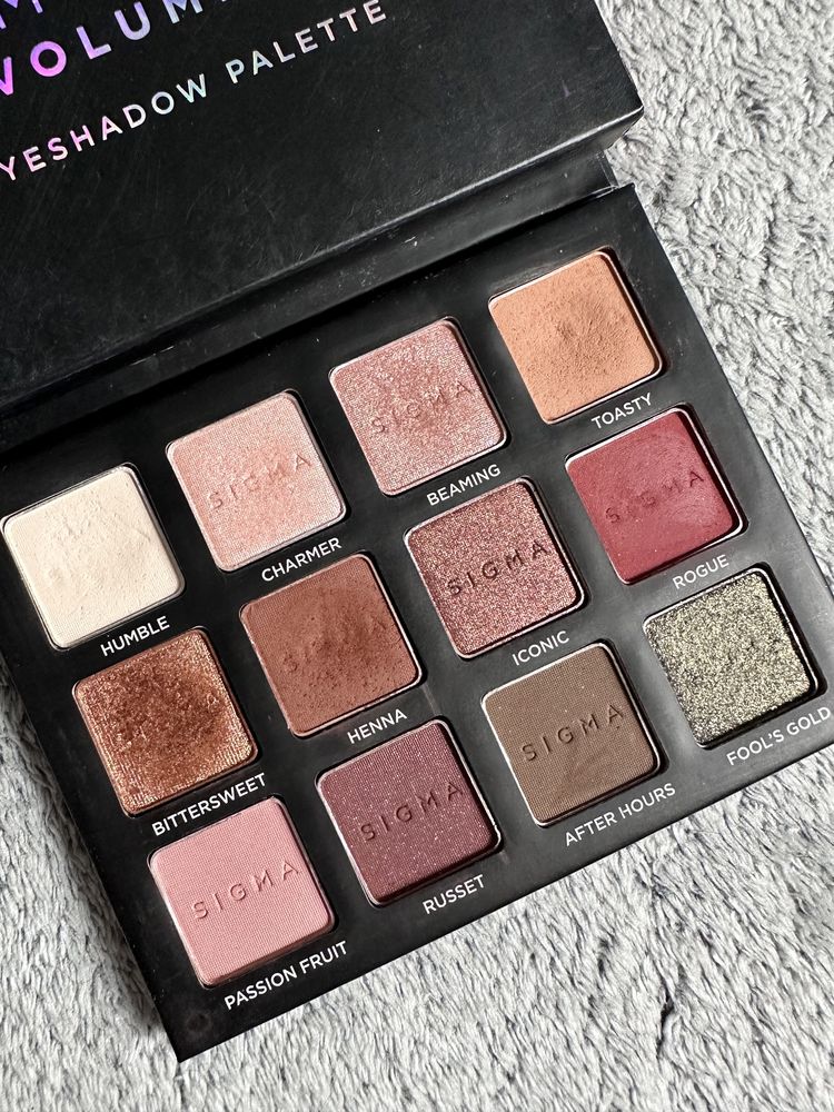 Używana paletka cieni do powiek Sigma Warm Neutrals Volume 2