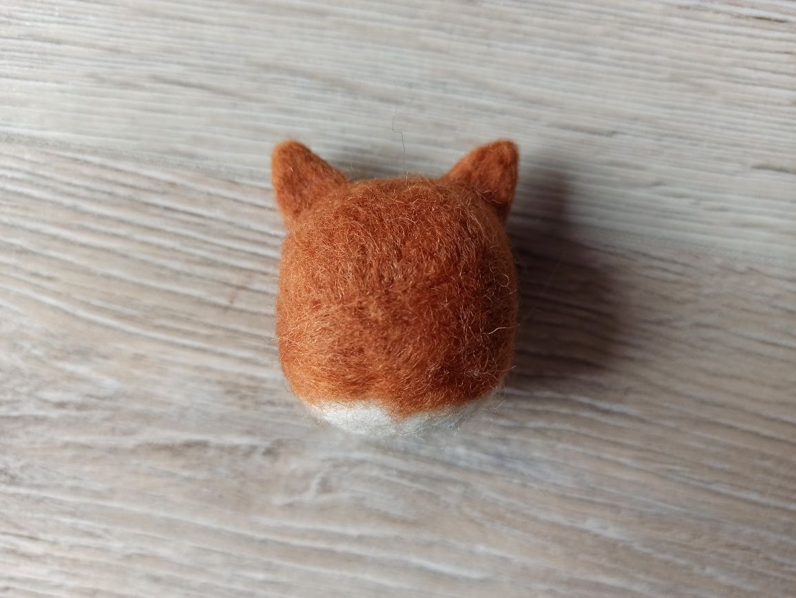 Bombka z filcu pies rękodzieło Shiba Inu Akita handmade Pieseł Doge