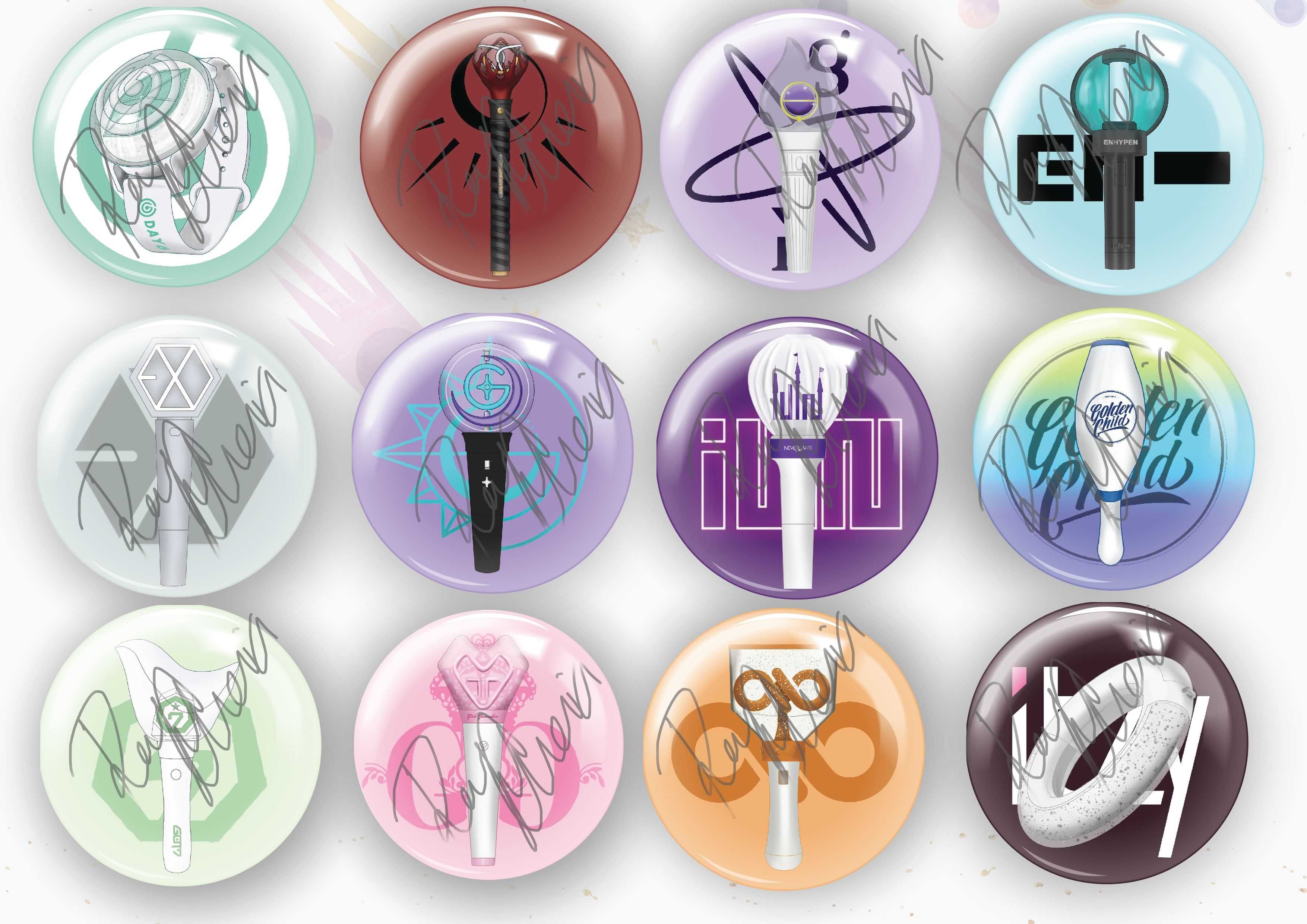 Kpop Pins - Buttons