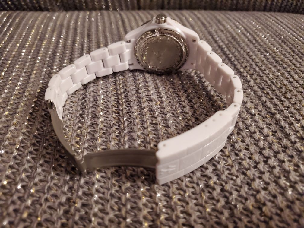 Zegarek Toy Watch biały srebrny