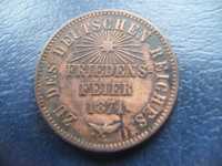 Stare monety 1 krajcar 1871 Badenia Niemcy