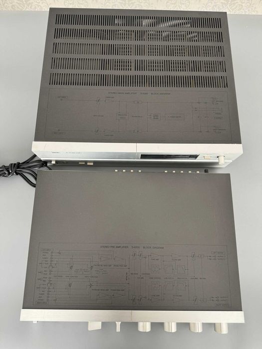 Zestaw BASF HiFi Przedwzmacniacz D-6330 Końcówka Mocy D-6390 Unikat