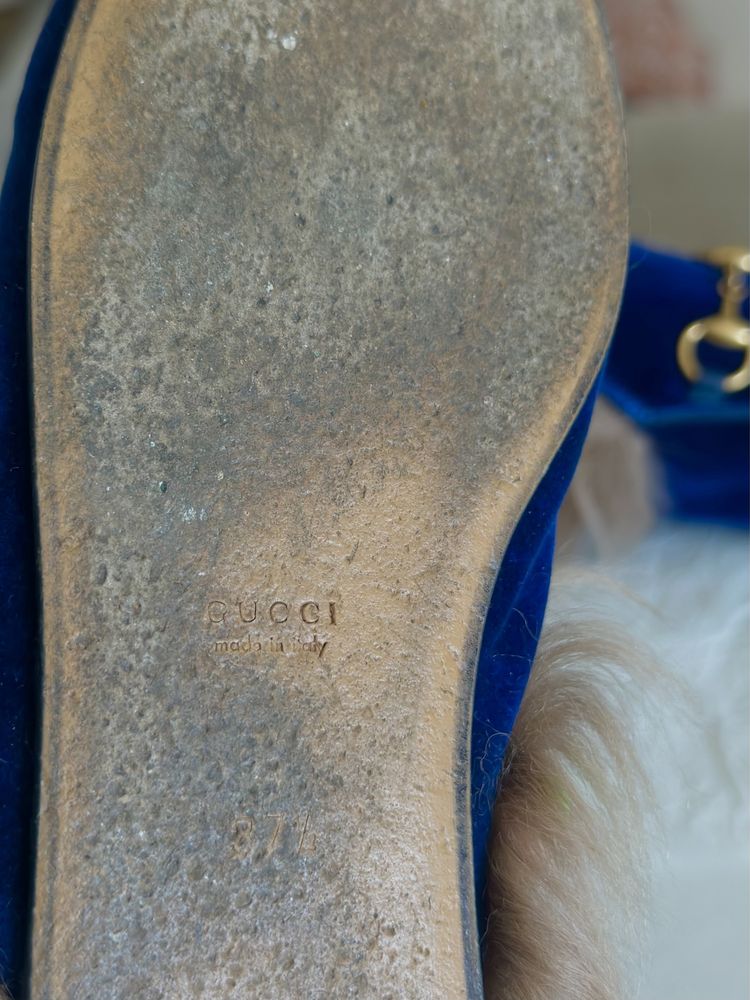 Бархатні лофери Gucci princetown, оригінал