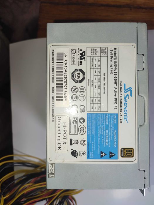 SS-650HT Active PFC F3 (БЖ 650W) Блок живлення