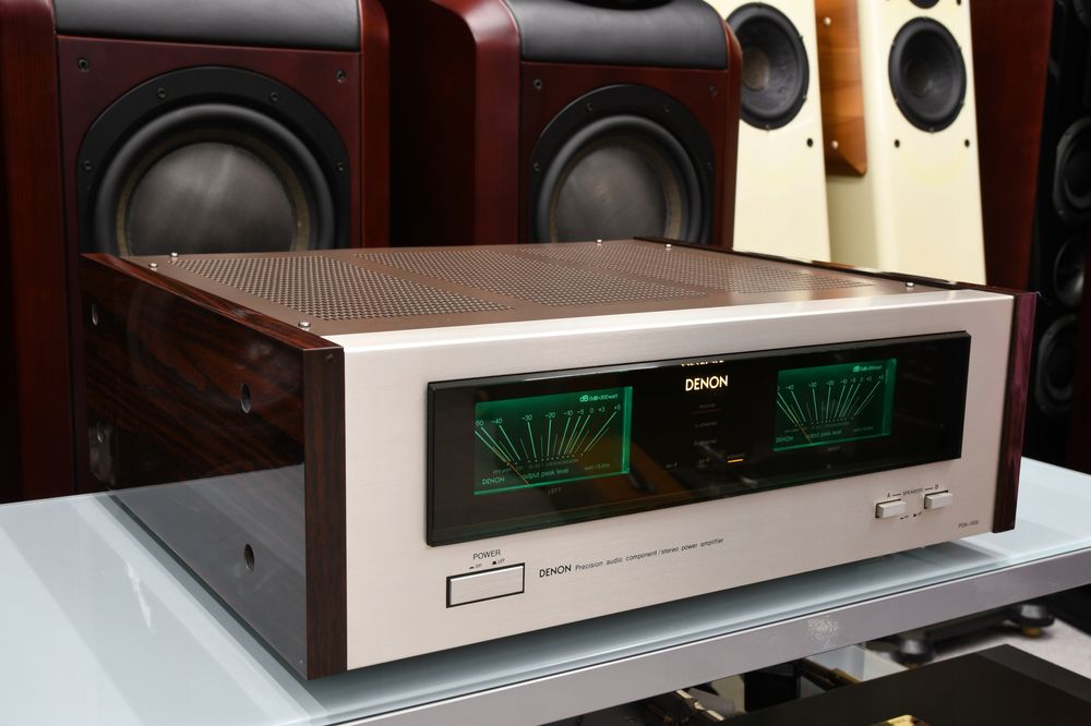 wzmacniacz końcówka mocy przedwzmacniacz Denon POA-1500 i PRA-2000