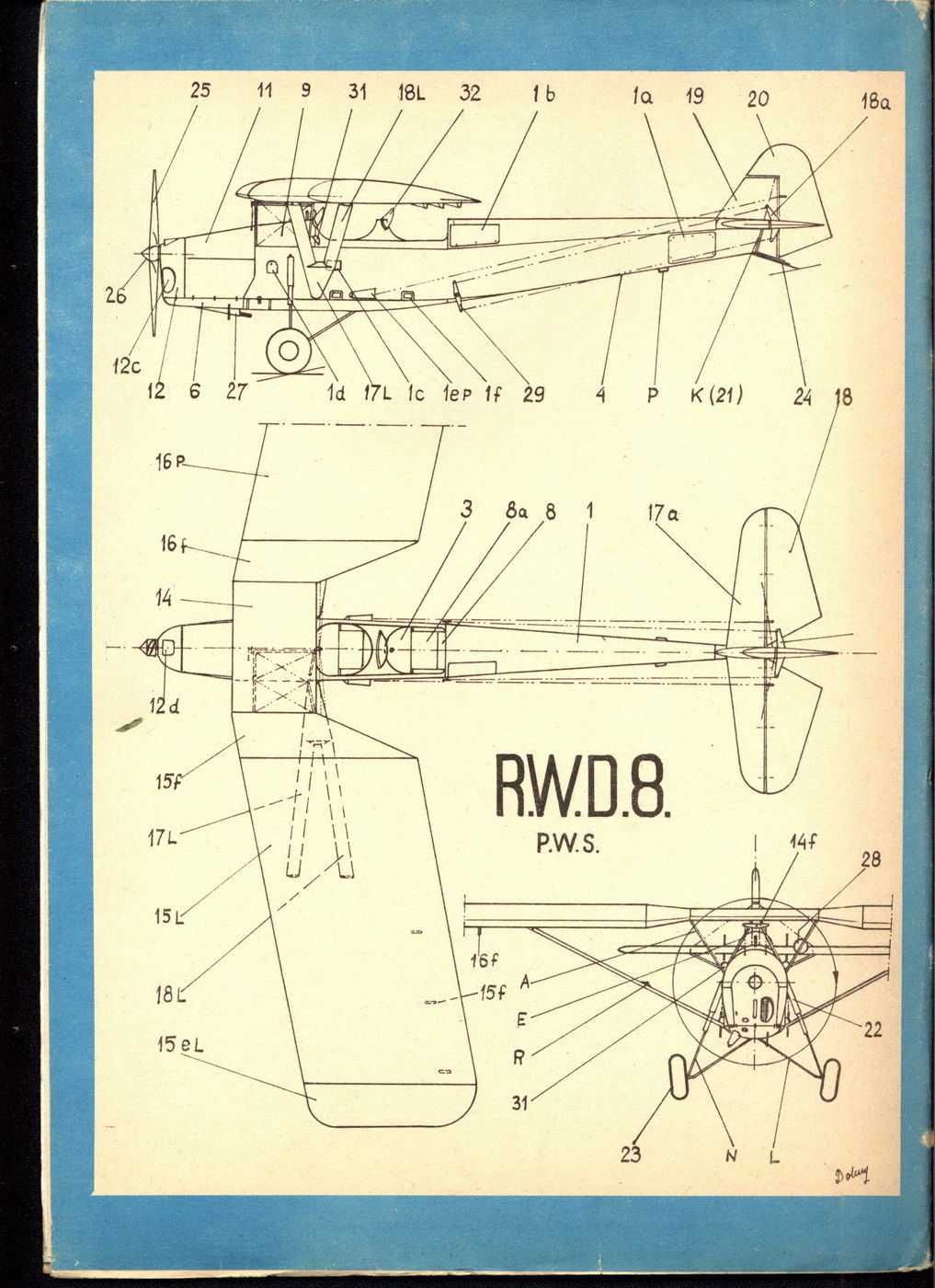 Mały Modelarz 1983.09 Samolot szkolno-łącznikowy RWD-8