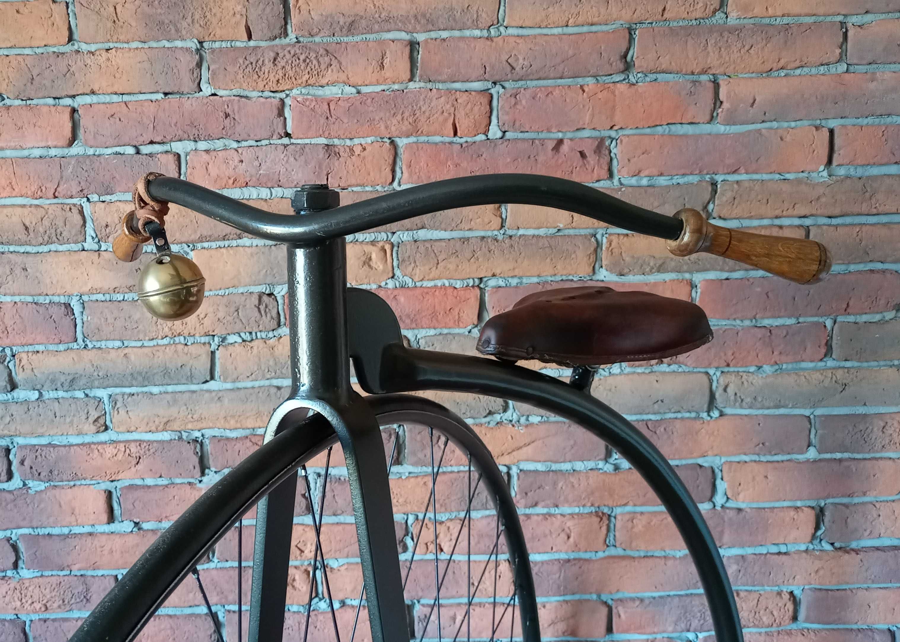 Zabytkowy Rower Bicykl XIX wiek Rekonstrukcja