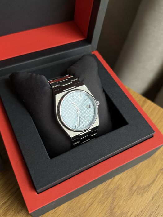 Zegarek męski Tissot PRX Powermatic 80 Ice Blue T137.407.11.351.00