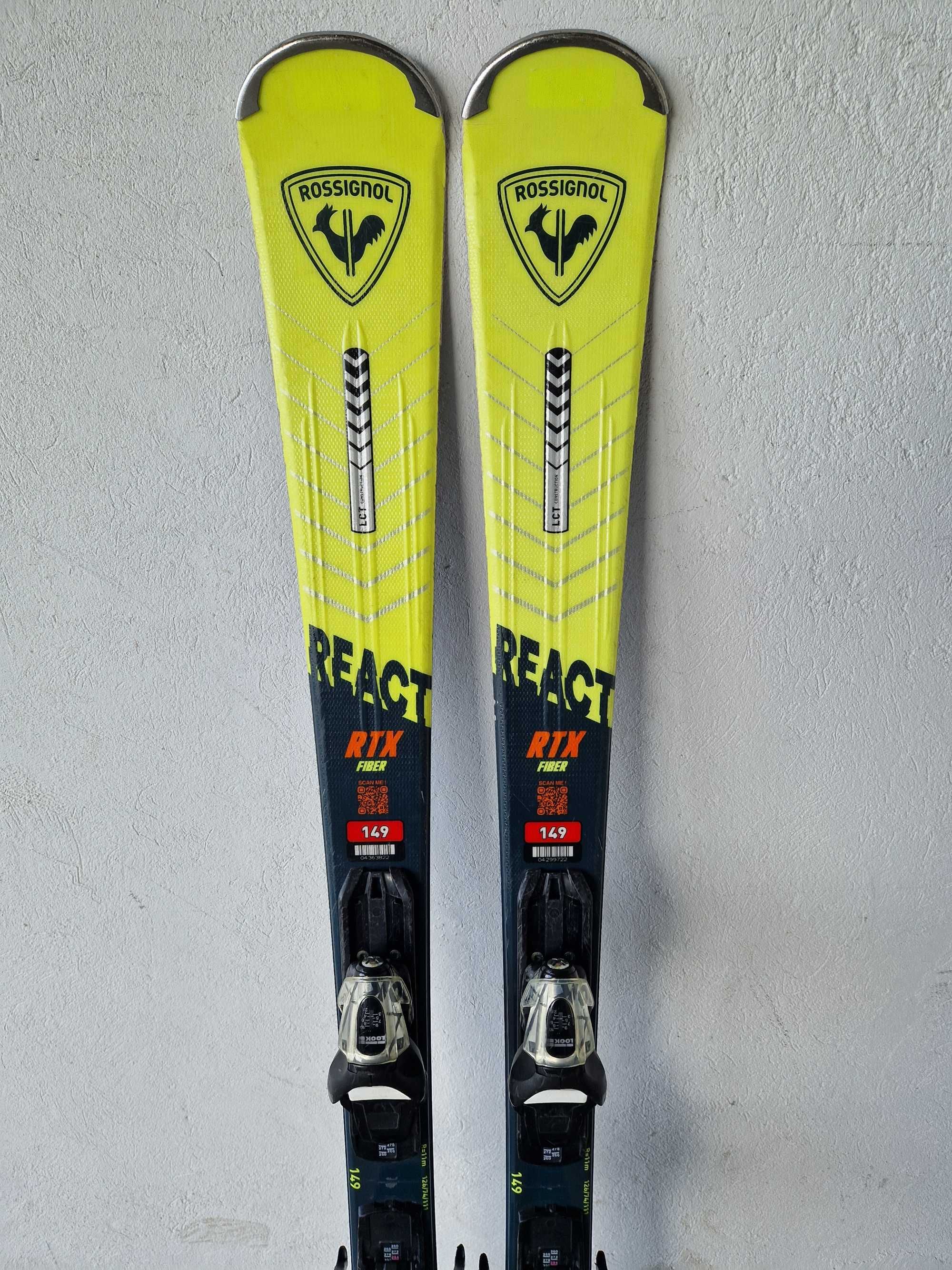 Narty Rossignol React RTX FIBER 149 CM (13)