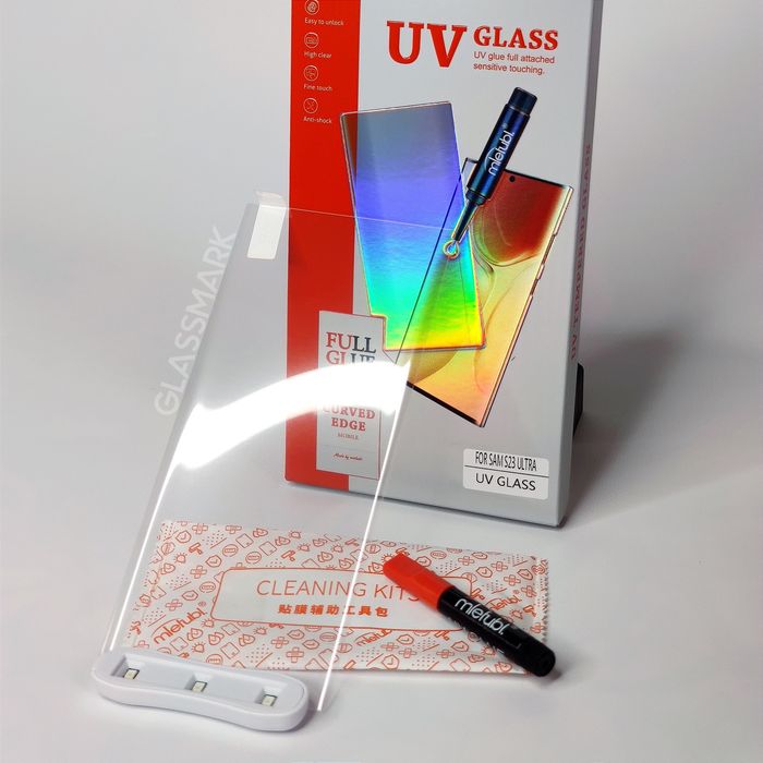 Захисне скло 3D UV Samsung S23 Ultra,защитное 3д стекло с23ультра