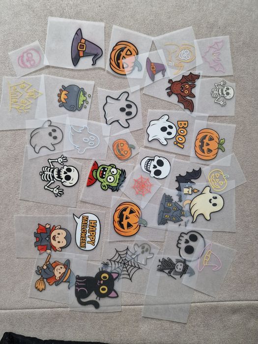 Naprasowanki halloween mix