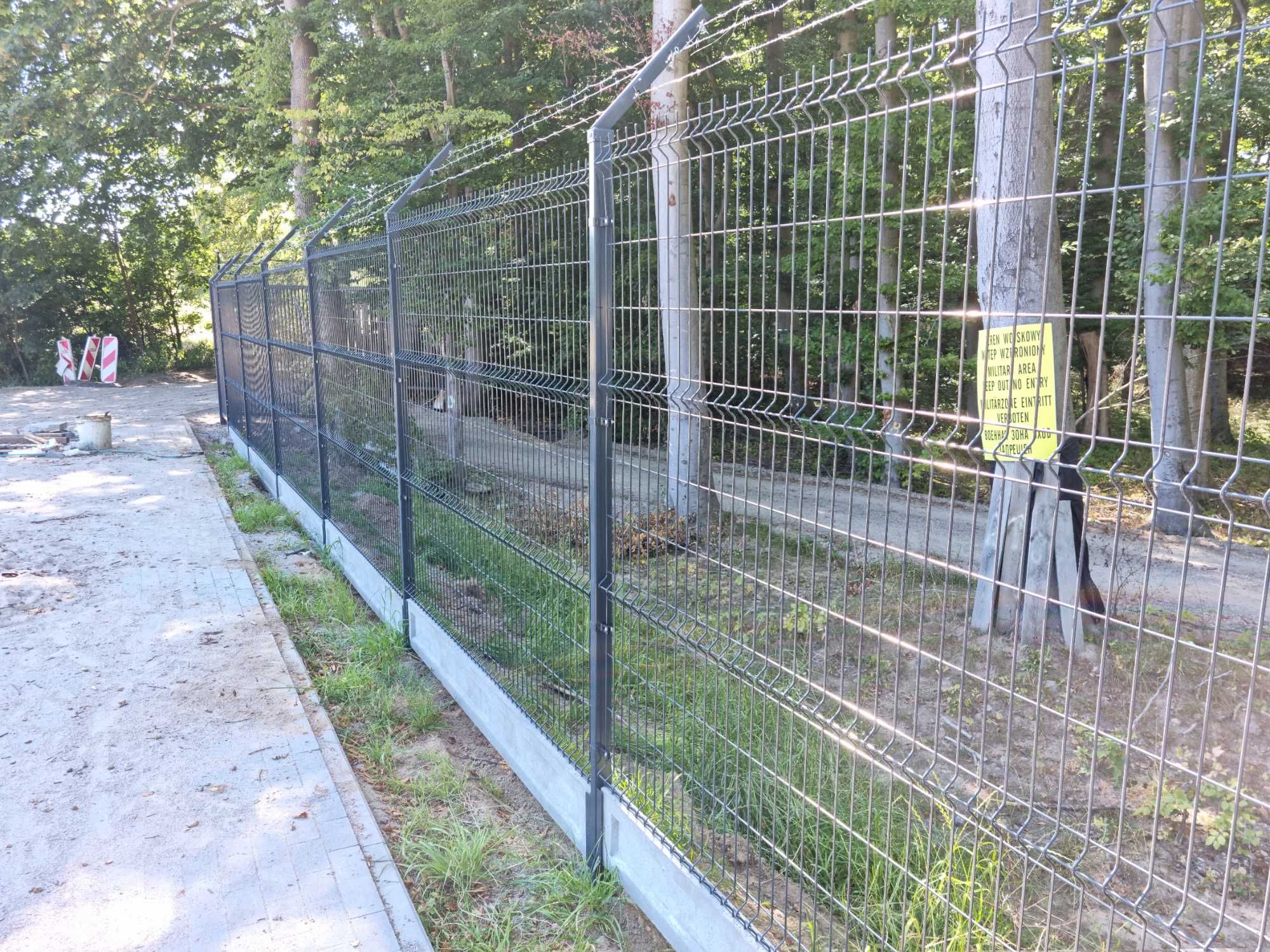 Ogrodzenie panelowe Panele ogrodzeniowe 3D Słupki Podmurówka PRODUCENT