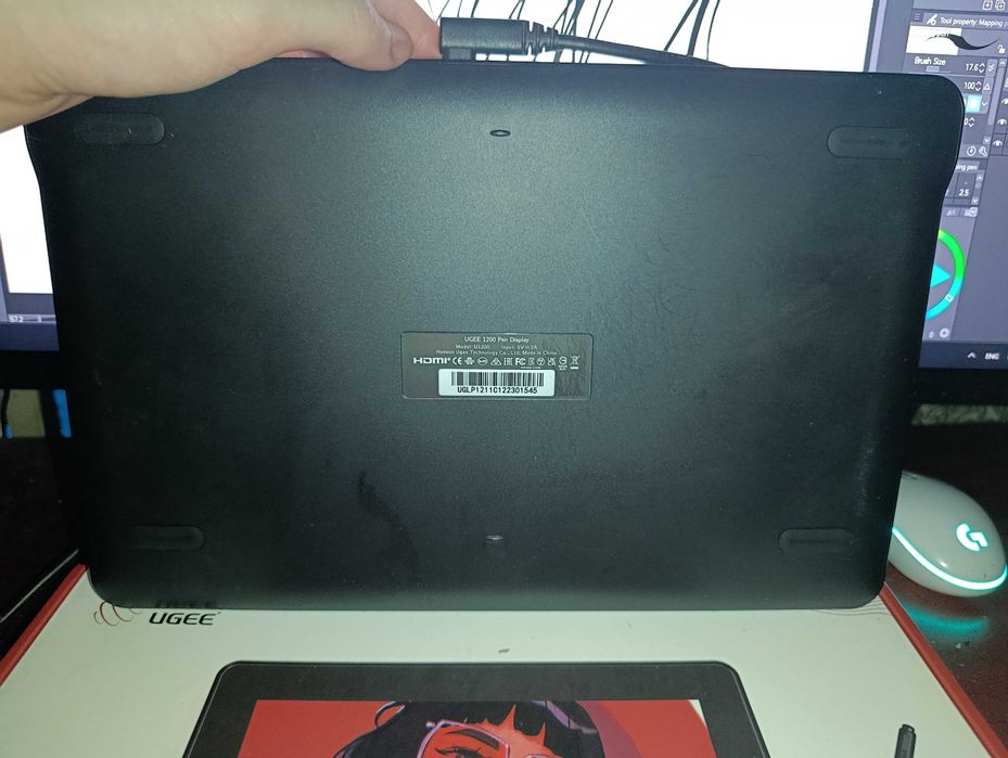 Графічний планшет з екраном UGEE U1200