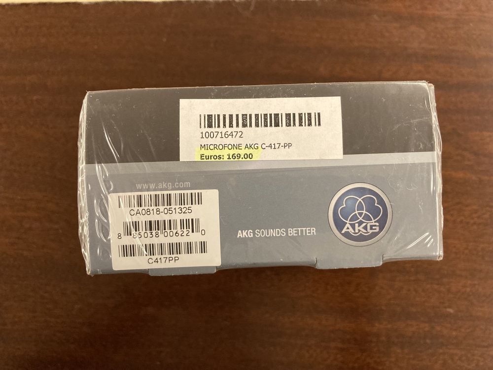 Microfone de lapela AKG C 417 PP