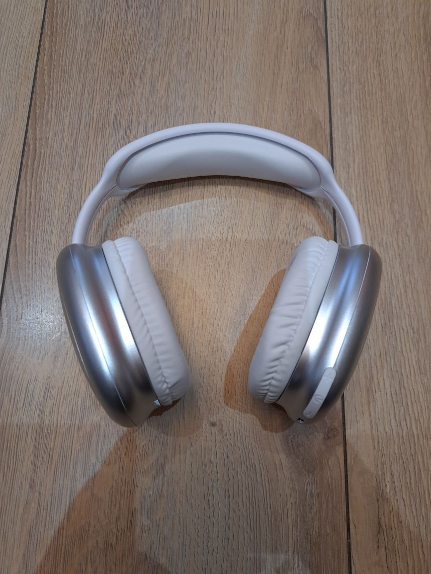 Bezprzewodowe słuchawki nauszne Bluetooth V5.0 Music Sound MAXI2 (biał
