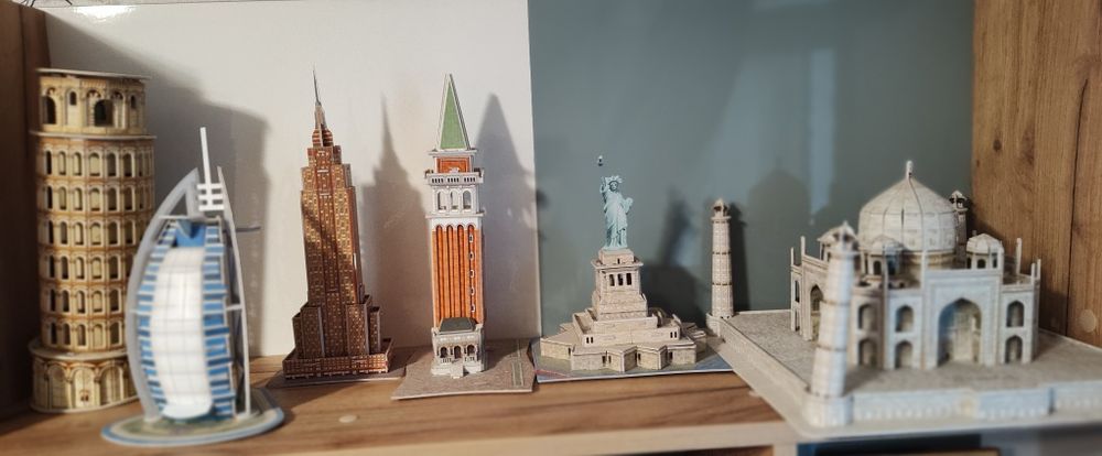 3D пазлы конструктор